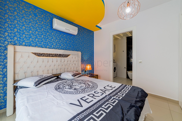 اطلالة بحر - مجمع فاخر - شقة 2 غرفة وصالة مفروشة - محمودلار / الانيا 