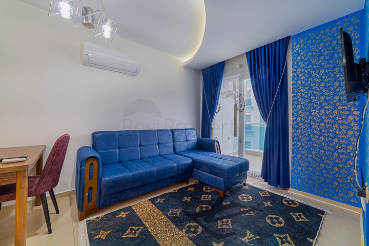 اطلالة بحر - مجمع فاخر - شقة 2 غرفة وصالة مفروشة - محمودلار / الانيا 