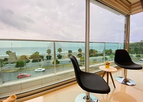 شقق اطلالة بحر في كاستل - غرفتين وصالة مفروشة -على البحر مباشرة -كاستل / الانيا 