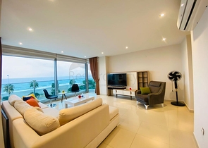 شقق اطلالة بحر في كاستل - غرفتين وصالة مفروشة -على البحر مباشرة -كاستل / الانيا 