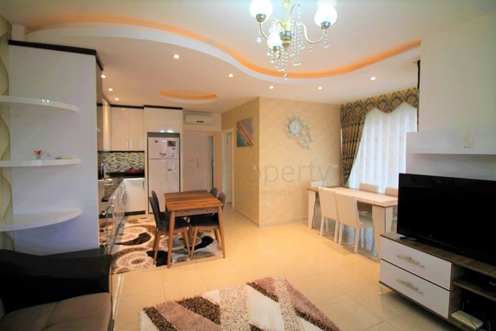 اطلالة بحر - مجمع فاخر - شقة 2 غرفة وصالة مفروشة - محمودلار / الانيا 