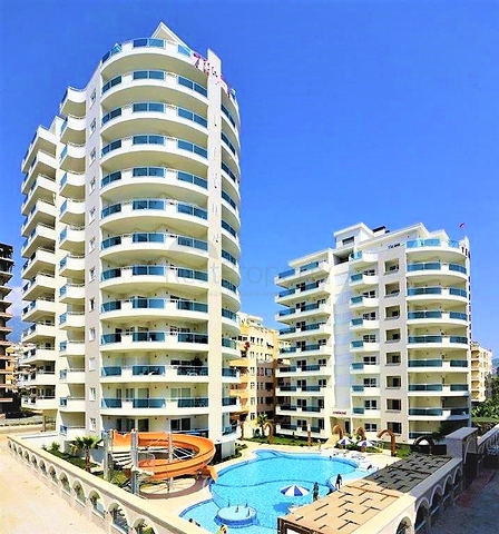 اطلالة بحر - مجمع فاخر - شقة 2 غرفة وصالة مفروشة - محمودلار / الانيا 