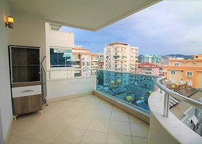 اطلالة بحر - مجمع فاخر - شقة 2 غرفة وصالة مفروشة - محمودلار / الانيا 