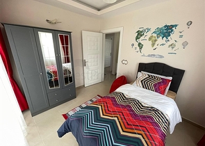 شقة غرفتين وصالة للبيع في الانيا - مفروشة وضمن مجمع سكني - محمودلار / الانيا 