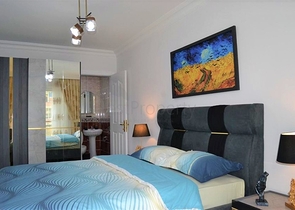 اطلالة بحر - شقة 3 غرف وصالة في محمودلار / الانيا 