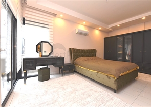 شقة فاخرة 3 غرف وصالة - مفروشة بأناقة -ضمن مجمع فاخر في منطقة اوبا المركزية / الانيا 