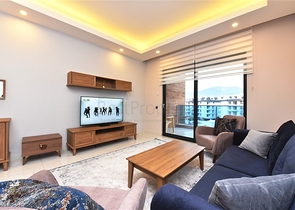 شقة فاخرة 3 غرف وصالة - مفروشة بأناقة -ضمن مجمع فاخر في منطقة اوبا المركزية / الانيا 