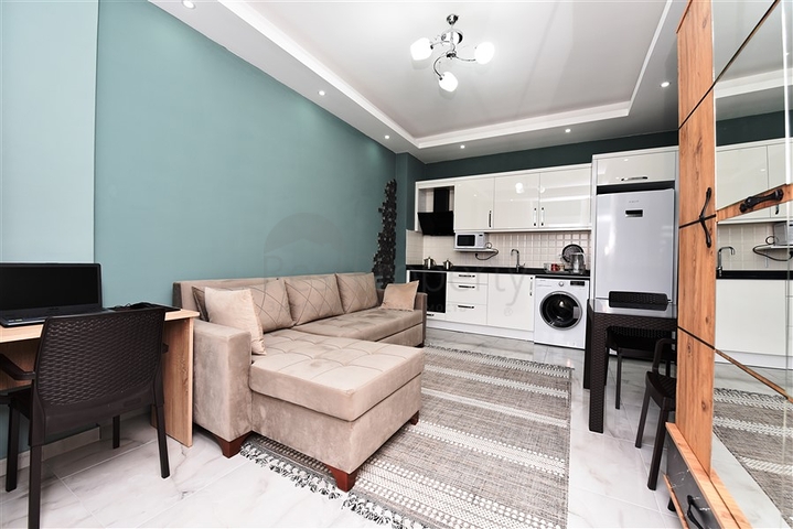 ضمن مجمع جديد -شقة غرفة وصالة مفروشة -اوبا / الانيا 