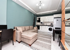 ضمن مجمع جديد -شقة غرفة وصالة مفروشة -اوبا / الانيا 