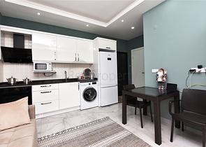 ضمن مجمع جديد -شقة غرفة وصالة مفروشة -اوبا / الانيا 