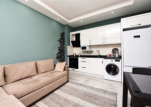 ضمن مجمع جديد -شقة غرفة وصالة مفروشة -اوبا / الانيا 