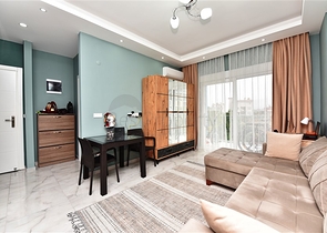 ضمن مجمع جديد -شقة غرفة وصالة مفروشة -اوبا / الانيا 