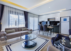 دوبلكس للبيع في محمودلار - 2 غرفة وصالة ضمن مجمع حديث - الانيا 