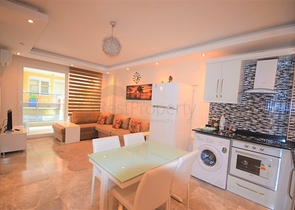 شقق للبيع في اوبا - غرفة وصالة مفروشة -قريبة من البحر / الانيا 