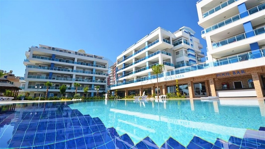 شقق للبيع في اوبا - ضمن مجمع فاخر - غرفتين وصالة مفروشة -اوبا / الانيا 