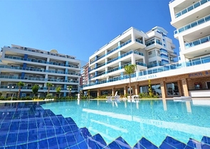 شقق للبيع في اوبا - ضمن مجمع فاخر - غرفتين وصالة مفروشة -اوبا / الانيا 