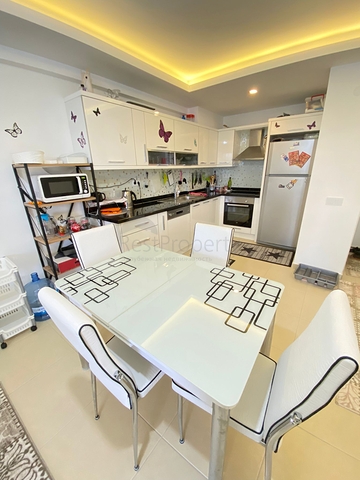 اطلالة رائعة  -شقة غرفة وصالة مفروشة -ضمن مجمع 5 نجوم - في افسلار/ الانيا