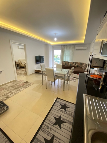 اطلالة رائعة  -شقة غرفة وصالة مفروشة -ضمن مجمع 5 نجوم - في افسلار/ الانيا