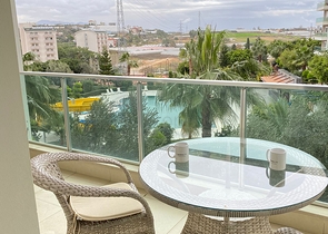 اطلالة رائعة  -شقة غرفة وصالة مفروشة -ضمن مجمع 5 نجوم - في افسلار/ الانيا