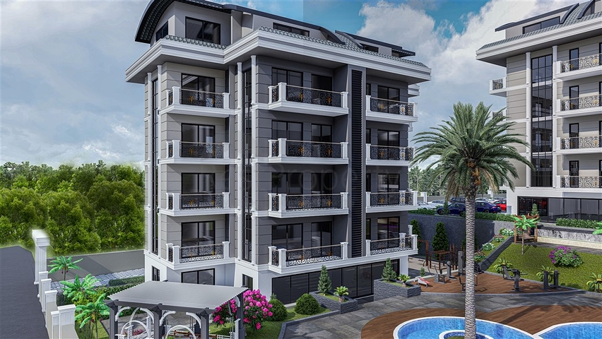 شقق للبيع بالاقساط في الانيا - مجمع قيد الانشاء في منطقة اوبا 