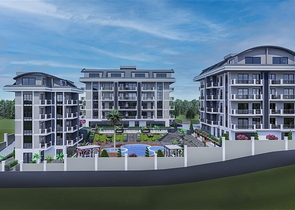 شقق للبيع بالاقساط في الانيا - مجمع قيد الانشاء في منطقة اوبا 