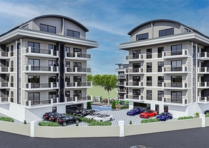 شقق للبيع بالاقساط في الانيا - مجمع قيد الانشاء في منطقة اوبا 