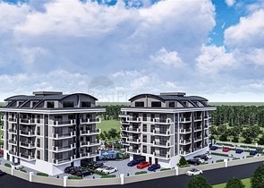 شقق للبيع بالاقساط في الانيا - مجمع قيد الانشاء في منطقة اوبا 