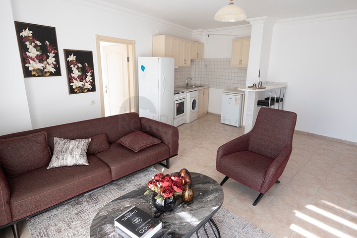 اطلالة بحر وقلعة - شقة 2 غرفة وصالة -مفروشة -في مركز الانيا 