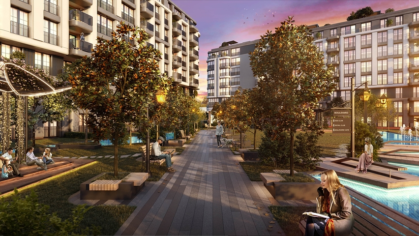 مشروع مفهوم عائلي جديد في منطقة كوتشوك تشكميجي