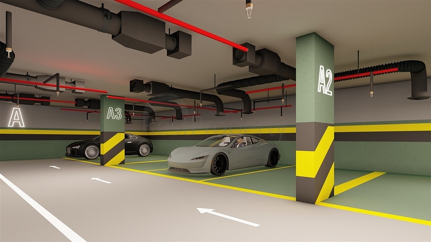 على البحر مباشرة -مجمع فاخر في محمودلار / الانيا 