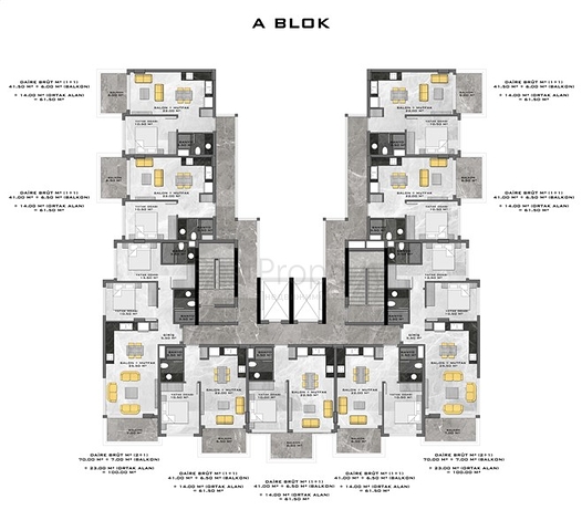 على البحر مباشرة -مجمع فاخر في محمودلار / الانيا 