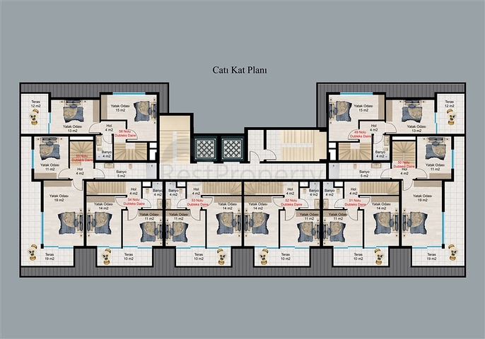 قريب من البحر - شقق بالتقسيط ضمن مجمع انيق -في افسلار / الانيا 
