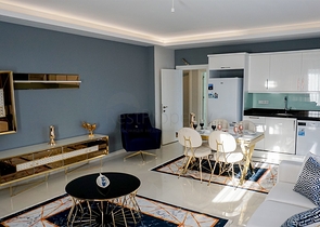 شقة غرفتين وصالة مفروشة - مجمع جديد -في محمودلار / الانيا 