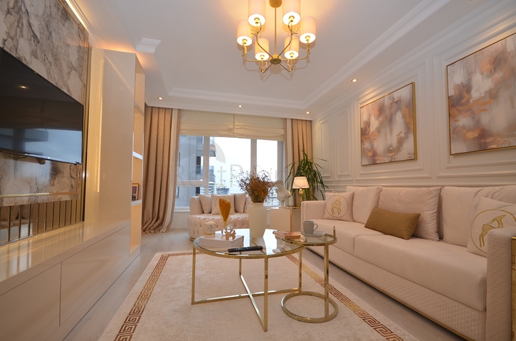 شقة غرفتين وصالة مفروشة - ضمن مجمع سكني -في محمودلار/ الانيا 