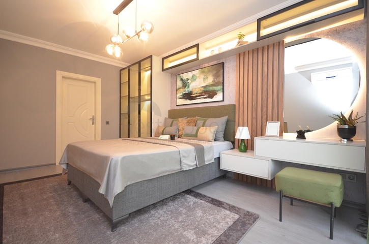 شقة غرفتين وصالة مفروشة - ضمن مجمع سكني -في محمودلار/ الانيا 