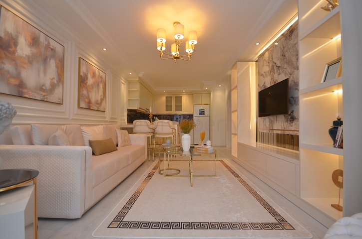 شقة غرفتين وصالة مفروشة - ضمن مجمع سكني -في محمودلار/ الانيا 