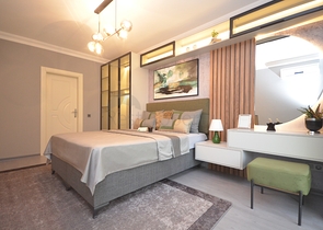 شقة غرفتين وصالة مفروشة - ضمن مجمع سكني -في محمودلار/ الانيا 