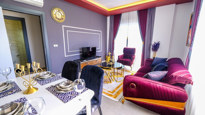 شقة غرفة وصالة مفروشة - مجمع حديث -في محمودلار / الانيا