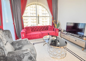 شقق اطلالة على البحر في الانيا - تصميم غرفة وصالة مفروشة - في كارجيجاك / الانيا 