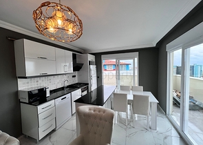 دوبلكس للبيع في محمودلار - تصميم 1+3 - مفروشة بالكامل - في محمودلار/ الانيا 