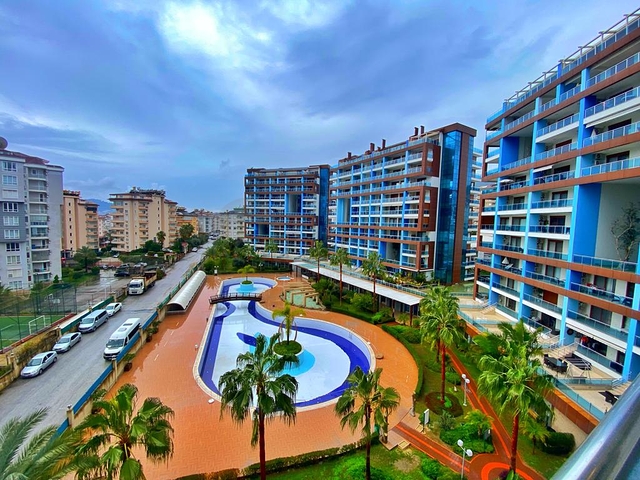 خلف مول الانيوم - شقة غرفة وصالة مفروشة - مجمع فاخر - في جيكجلي / الانيا 