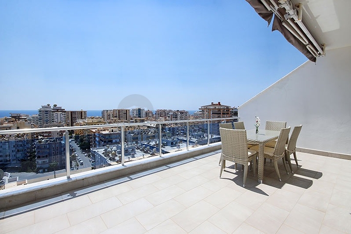 اطلالة بحر - دوبلكس 3 غرف وصالة مفروشة -في محمودلار / الانيا 