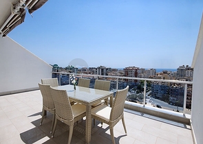 اطلالة بحر - دوبلكس 3 غرف وصالة مفروشة -في محمودلار / الانيا 