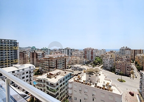 اطلالة بحر - دوبلكس 3 غرف وصالة مفروشة -في محمودلار / الانيا 