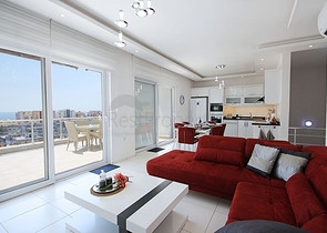 اطلالة بحر - دوبلكس 3 غرف وصالة مفروشة -في محمودلار / الانيا 