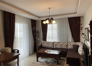 بالكون واسع -شقة غرفة وصالة مفروشة -ضمن مجمع سكني حديث -في افسلار / الانيا 