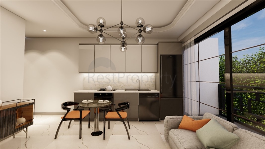 شقق للبيع بالتقسيط - مجمع قيد الانشاء -في مركز الانيا 