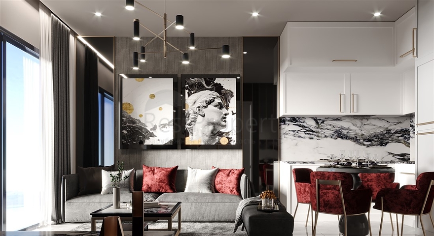 شقق بالاقساط ضمن مجمع قيد الانشاء - منطقة افسلار / الانيا 