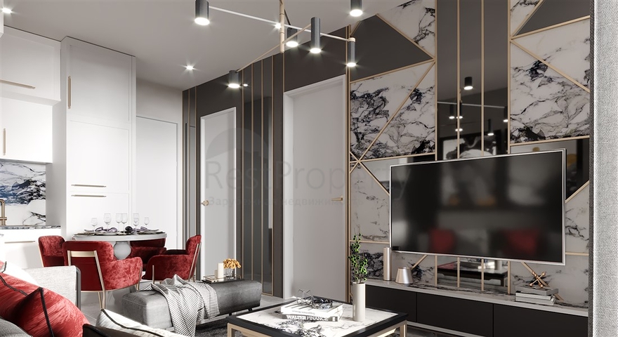 شقق بالاقساط ضمن مجمع قيد الانشاء - منطقة افسلار / الانيا 