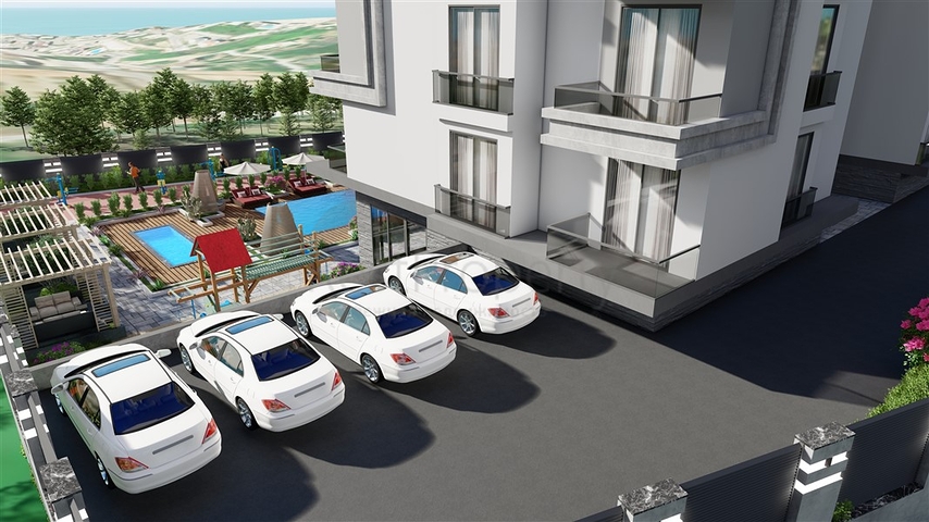 شقق بالاقساط ضمن مجمع قيد الانشاء - منطقة افسلار / الانيا 